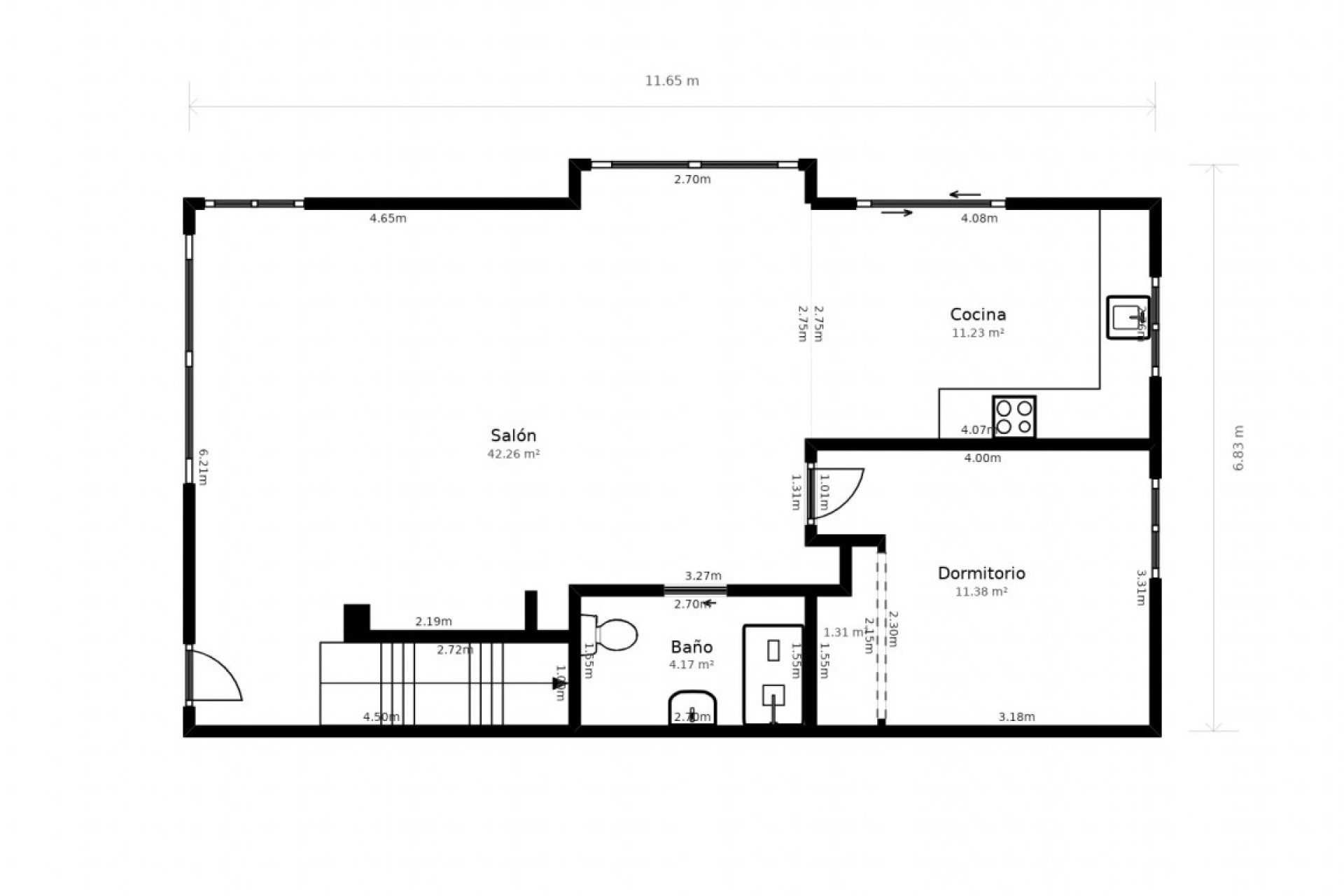 Herverkoop - Semi-Detached - Ciudad Quesada