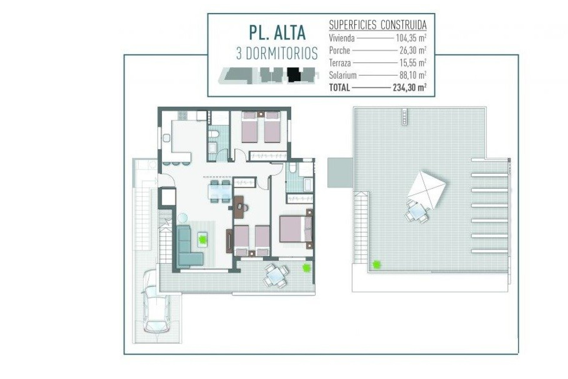 New Build - Bungalow - Groundfloor - Pilar de la Horadada - La Rambla