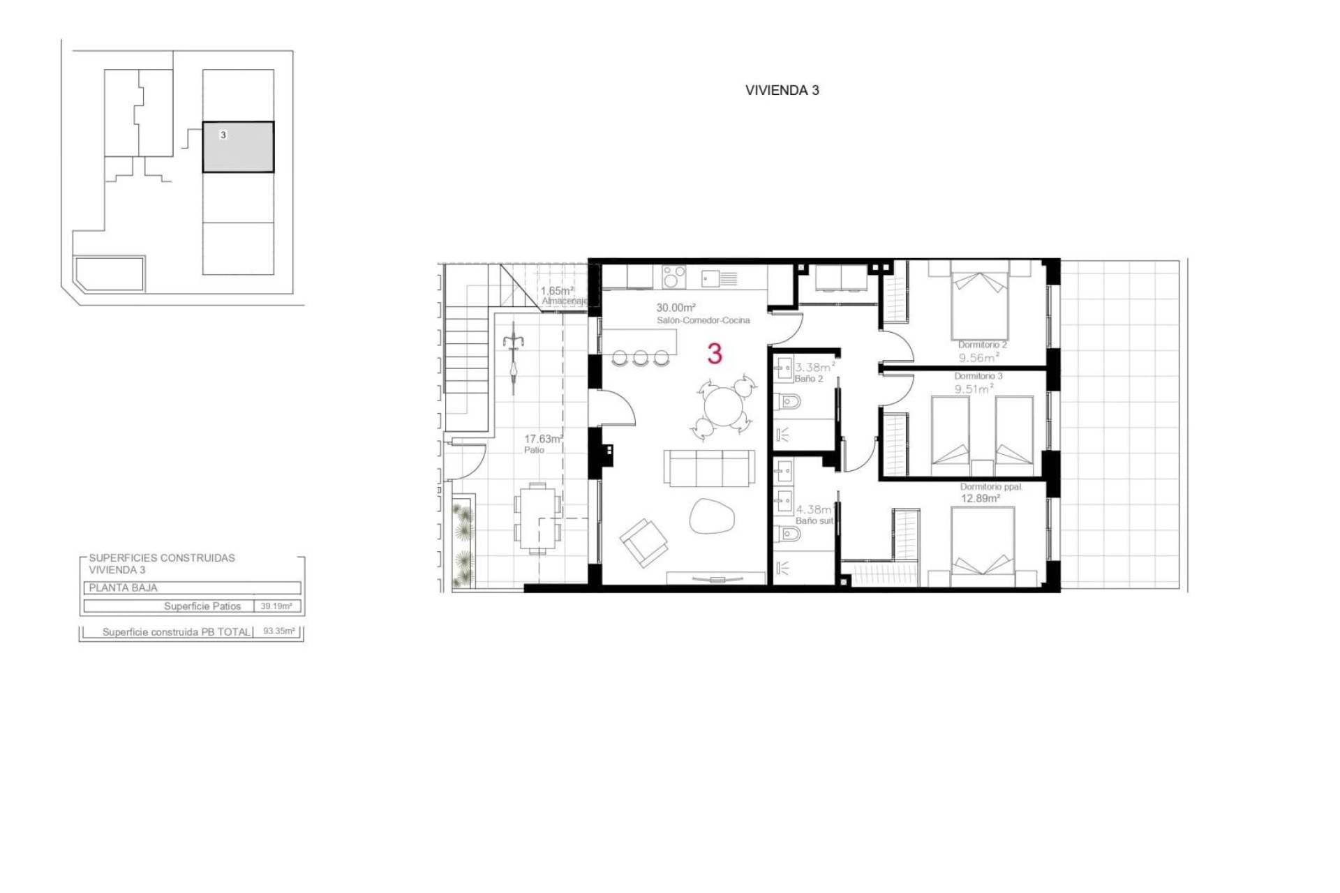 New Build - Bungalow - Groundfloor - Pilar de la Horadada - pueblo