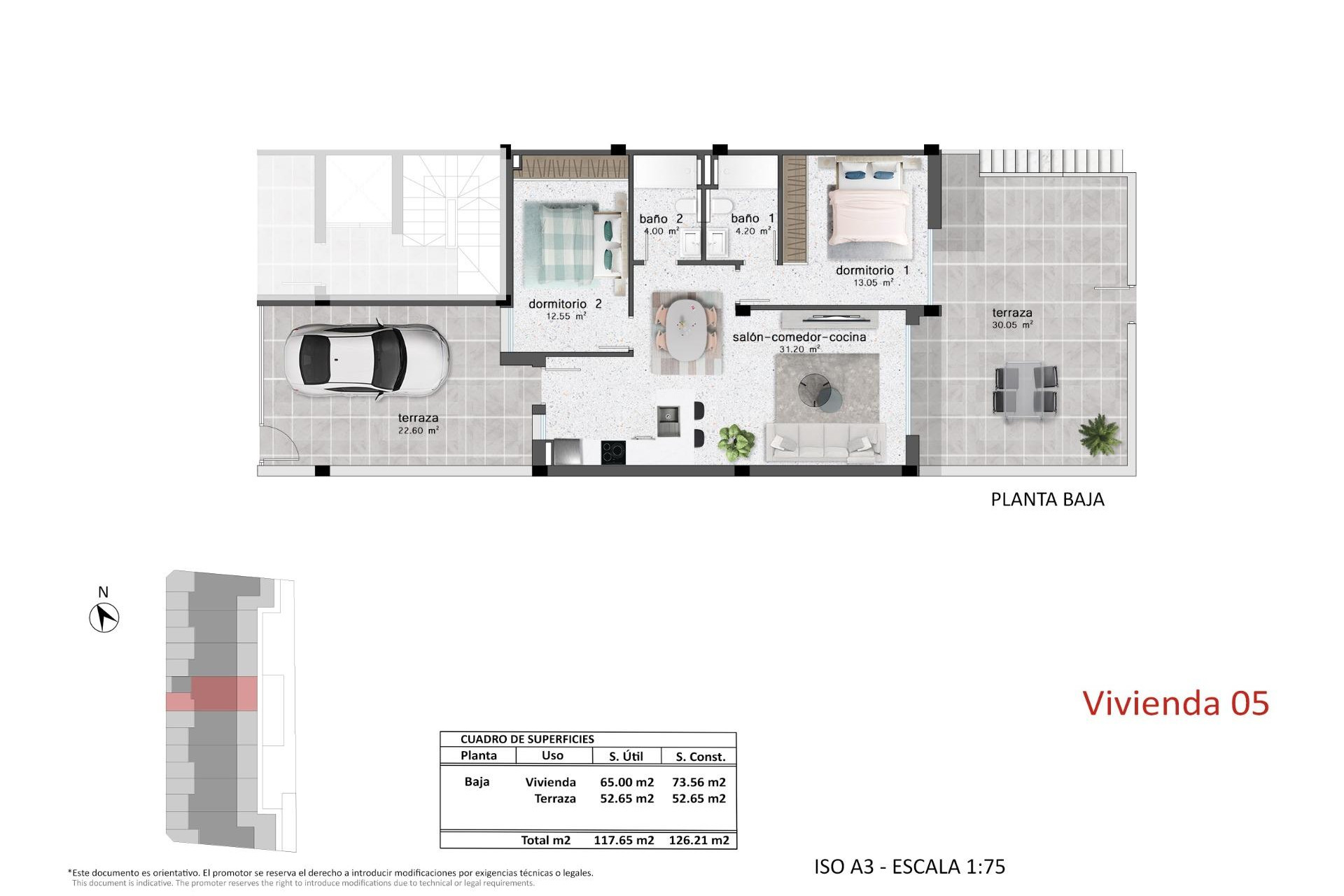 New Build - Bungalow - Groundfloor - Pilar de la Horadada - pueblo