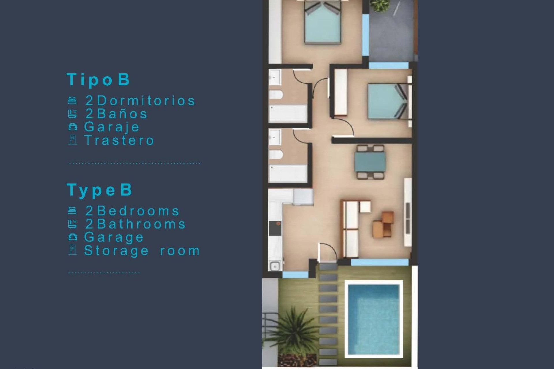 New Build - Bungalow - Groundfloor - San Pedro del Pinatar - Los Pinos