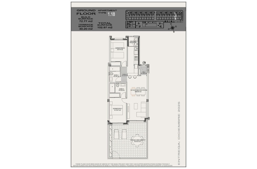 New Build - Bungalow - Groundfloor - Torrevieja - Altos del Sol