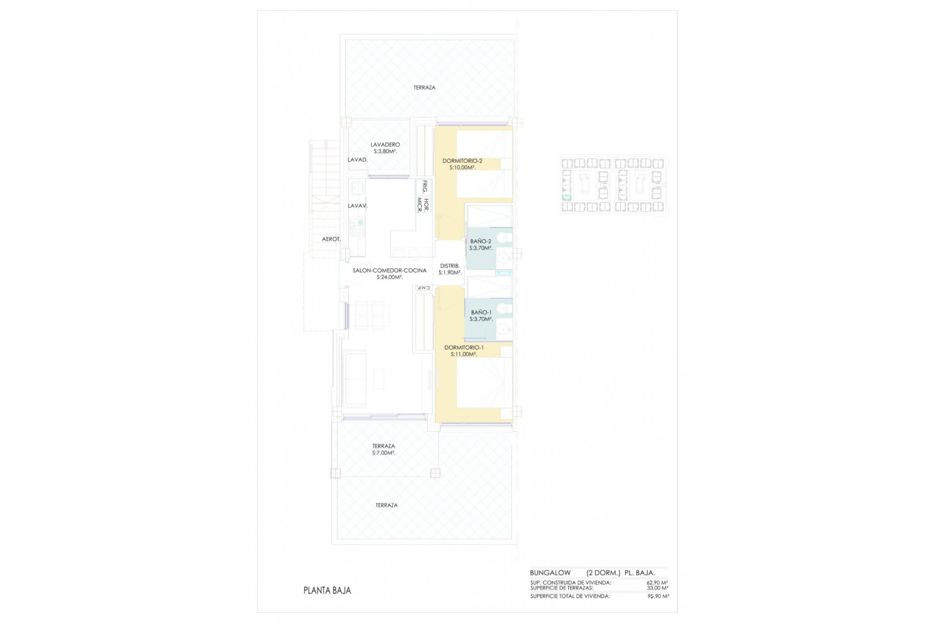 New Build - Bungalow - Groundfloor - Torrevieja - Los balcones