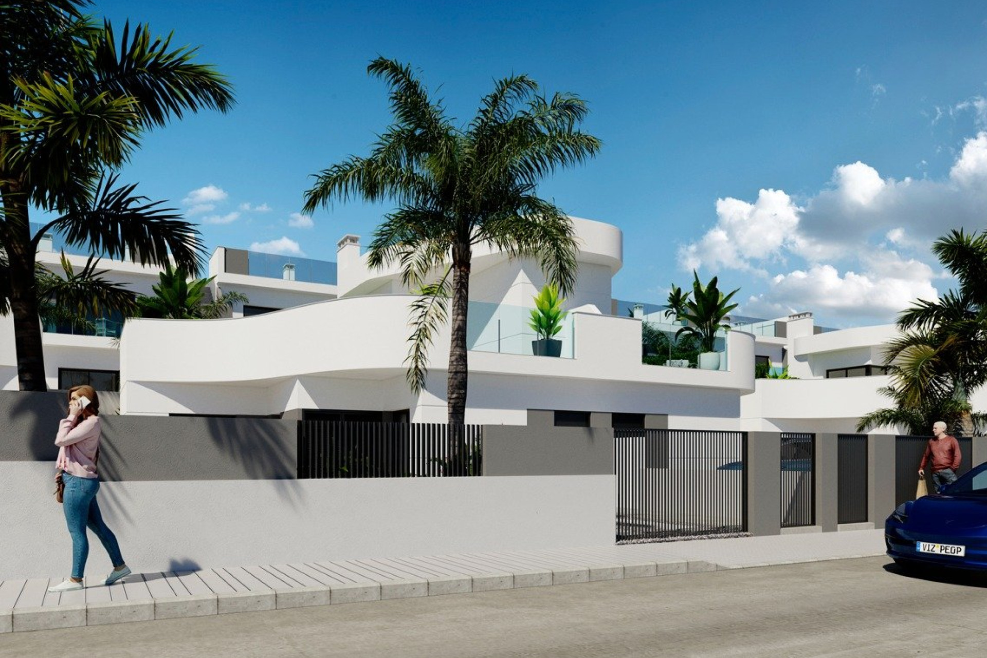 New Build - Villa - Torrevieja - Lago jardin