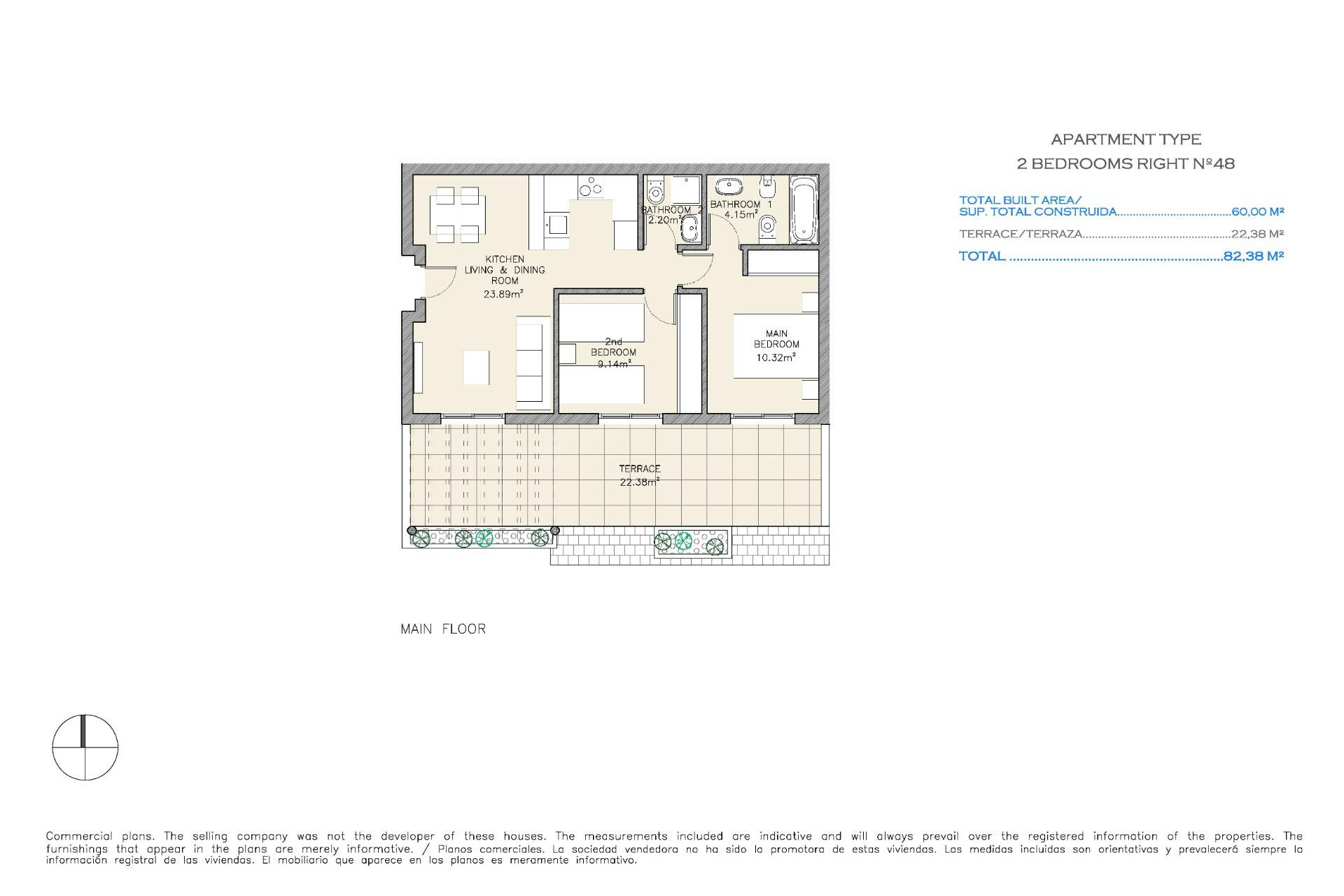 Nieuwbouw - Apartment - Aguilas - Collados