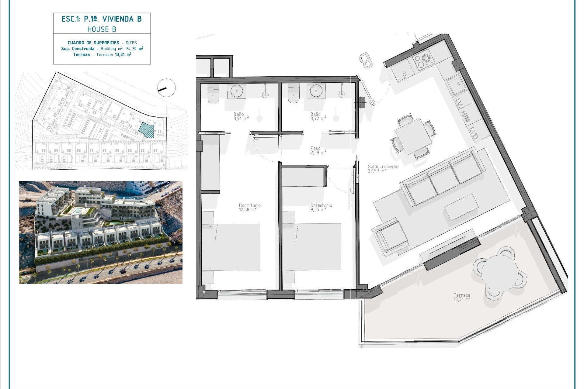 Nieuwbouw - Apartment - Aguilas - El Hornillo