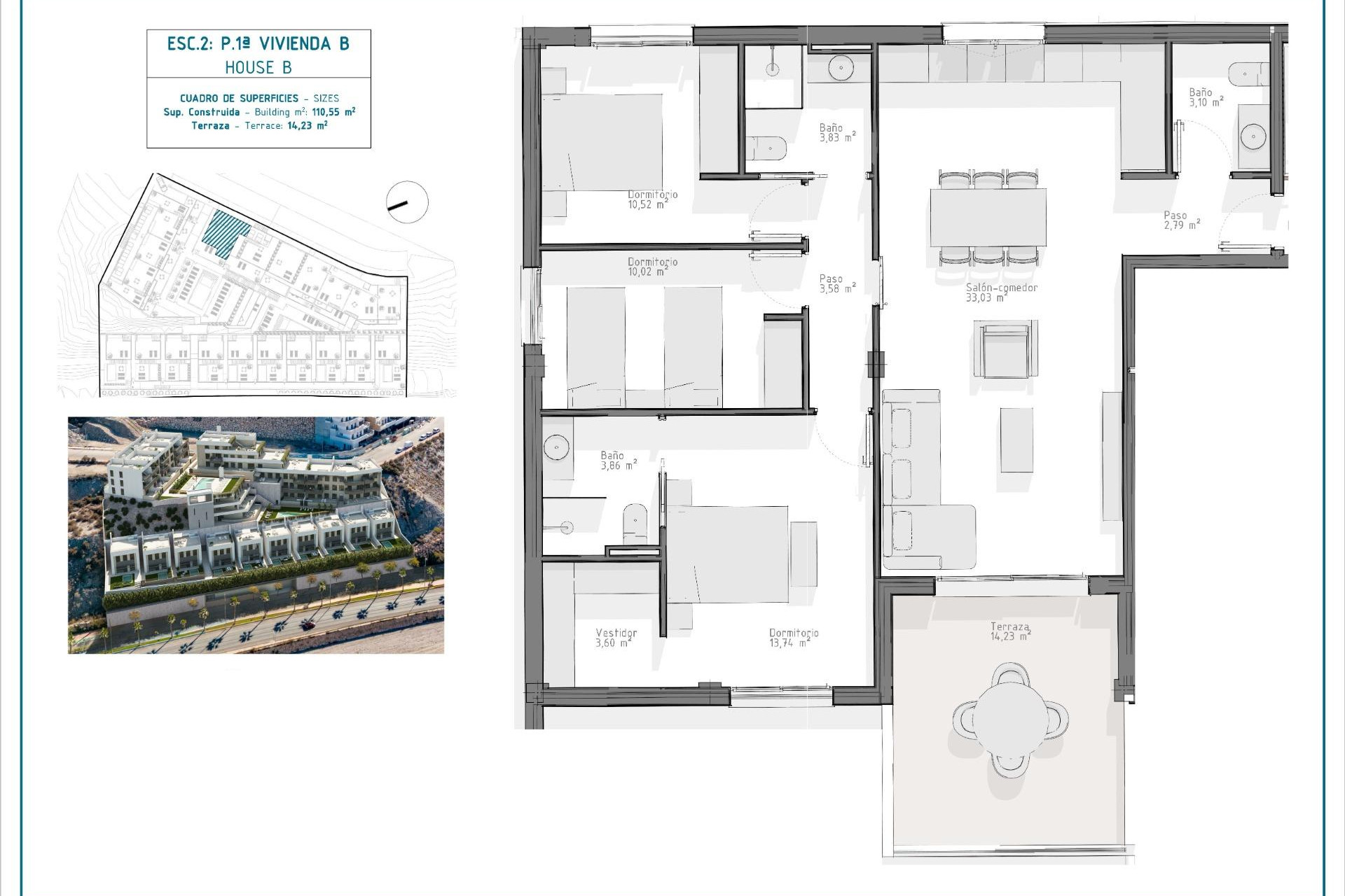 Nieuwbouw - Apartment - Aguilas - Playa del Hornillo