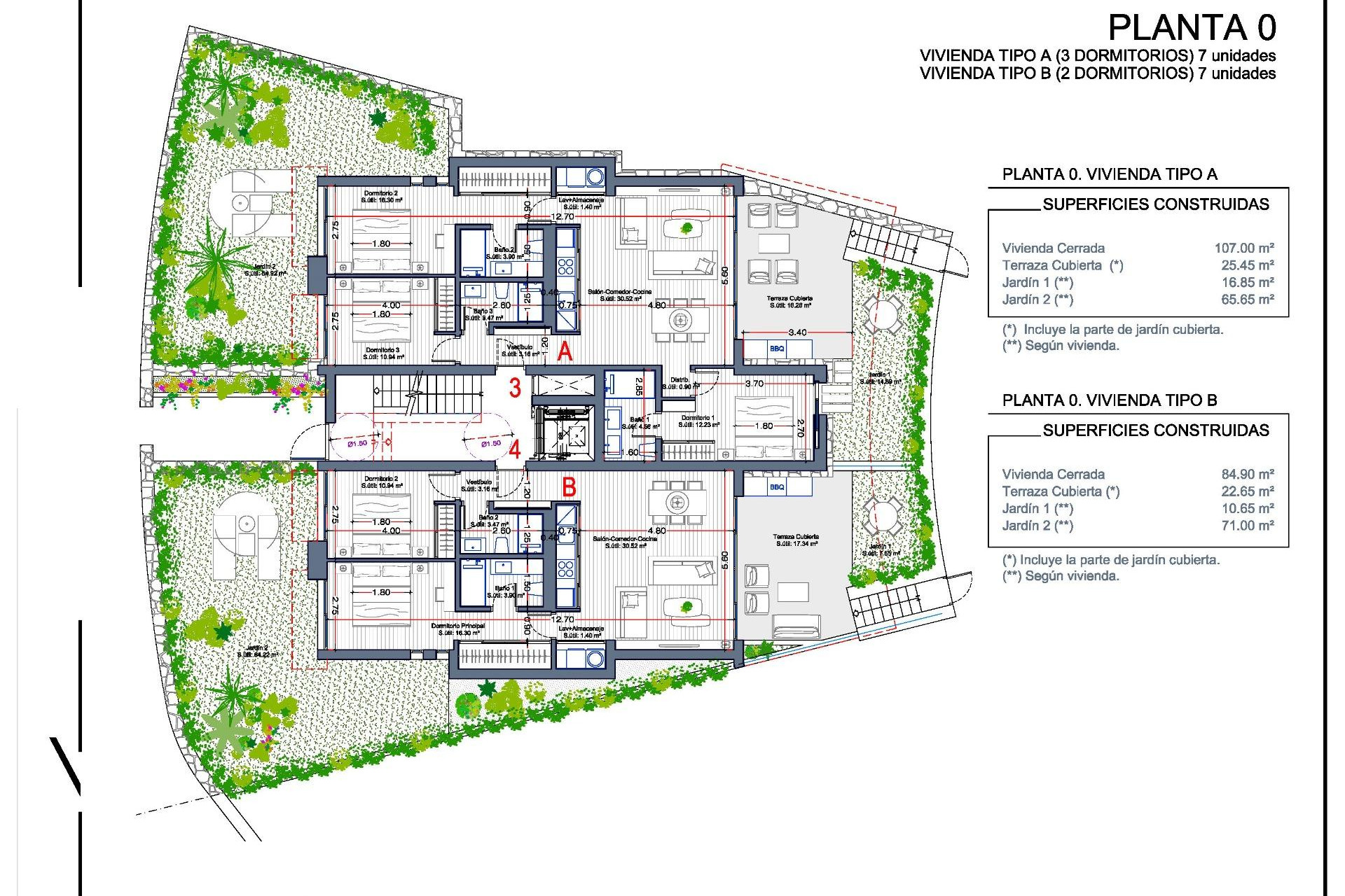 Nieuwbouw - Apartment - La Manga Club - Las Orquídeas