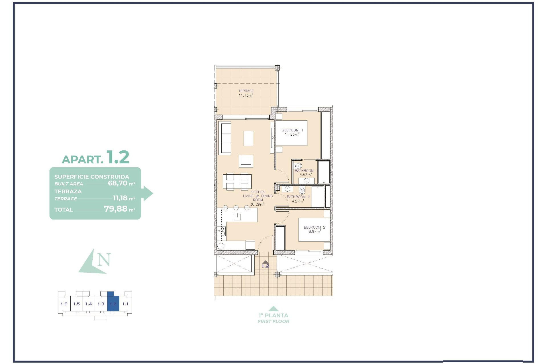 Nieuwbouw - Apartment - Los Alcazares - Serena Golf