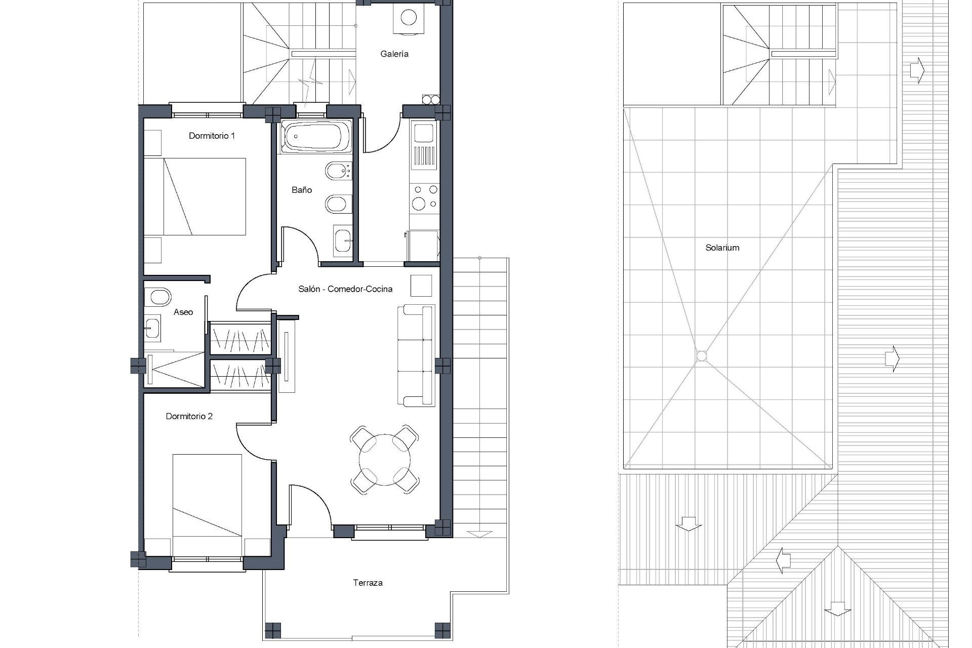 Nieuwbouw - Bungalow - Gelijkvloers - Castalla - Castalla Internacional