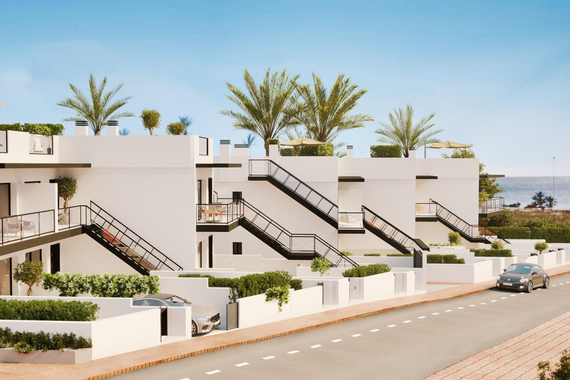 Nieuwbouw - Bungalow - Gelijkvloers - Puerto de Mazarron - Playa Negra