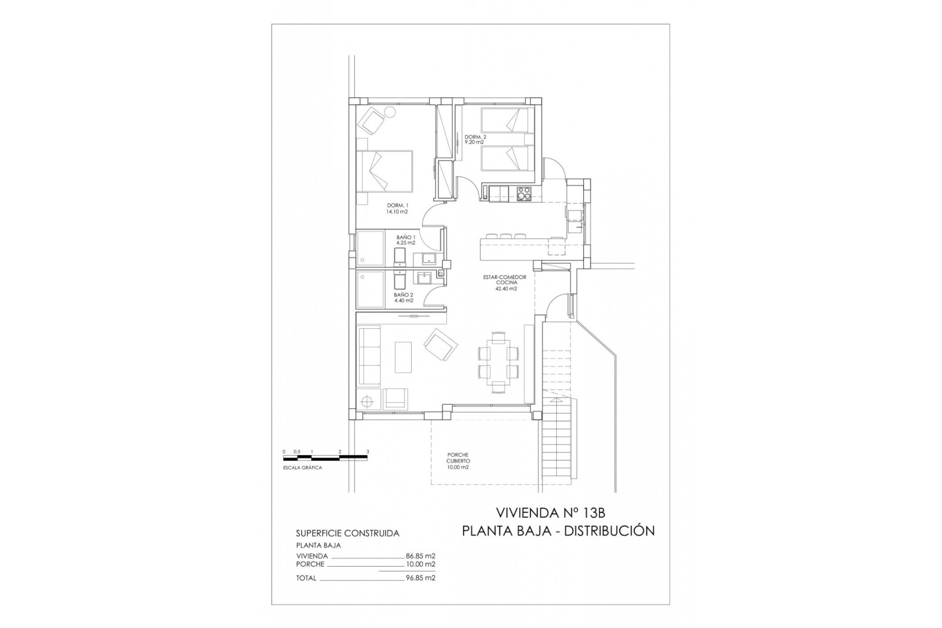 Nieuwbouw - Bungalow - Gelijkvloers - San Miguel de Salinas - Urbanizaciones