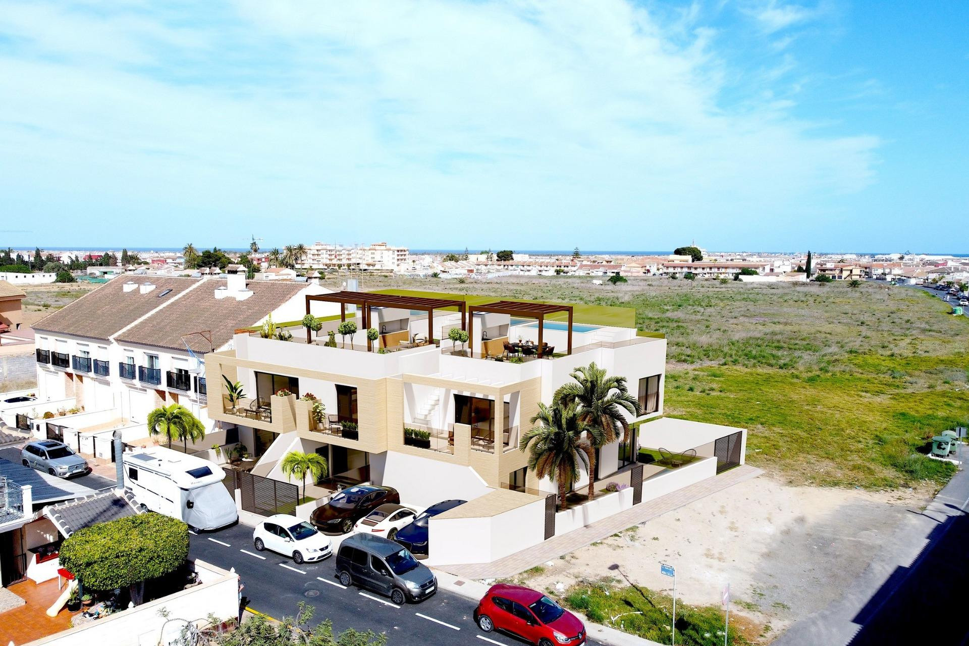 Nieuwbouw - Bungalow - Gelijkvloers - San Pedro del Pinatar - Lo Pagan