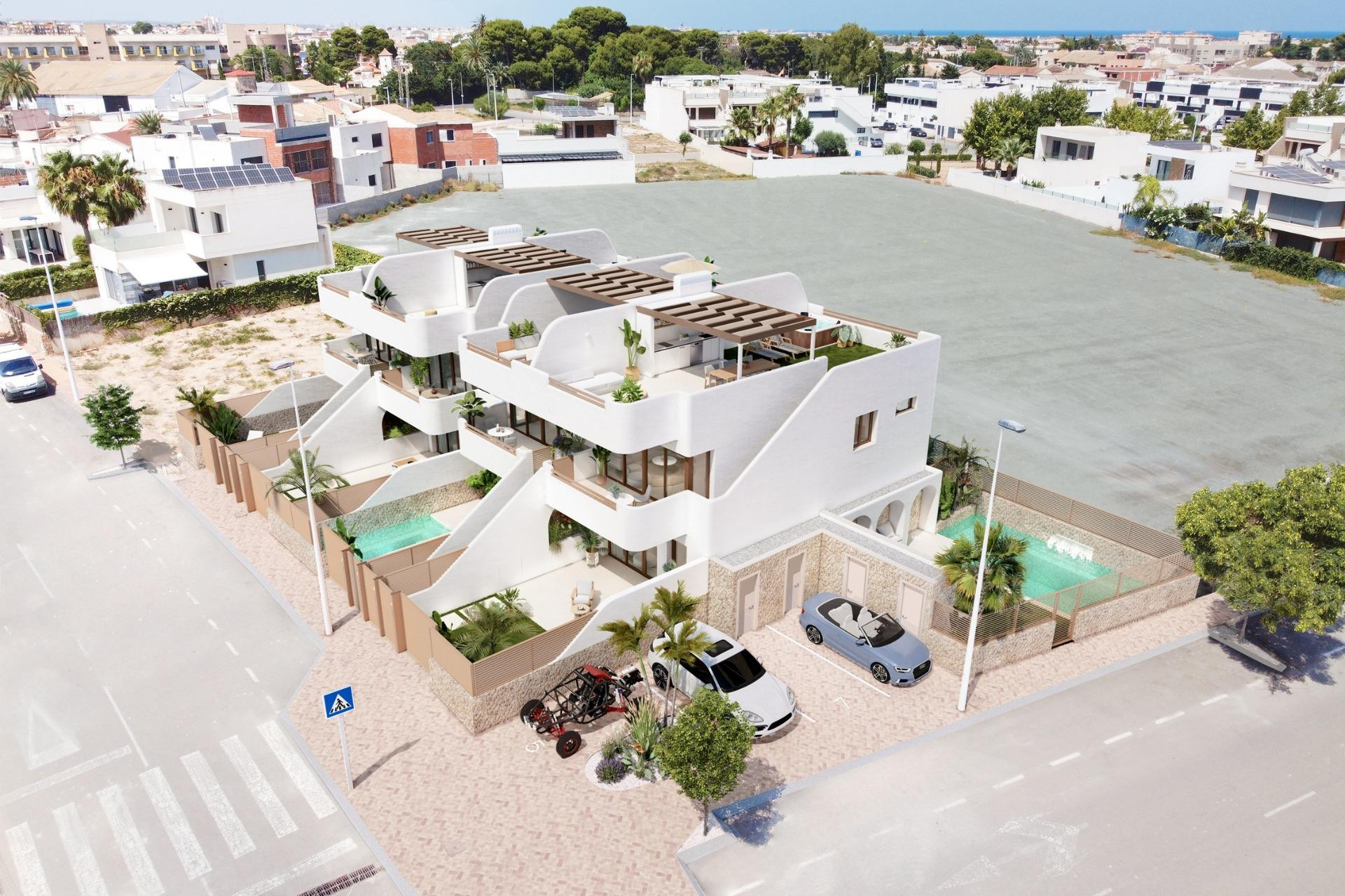 Nieuwbouw - Bungalow - Gelijkvloers - San Pedro del Pinatar - Los Cuarteros