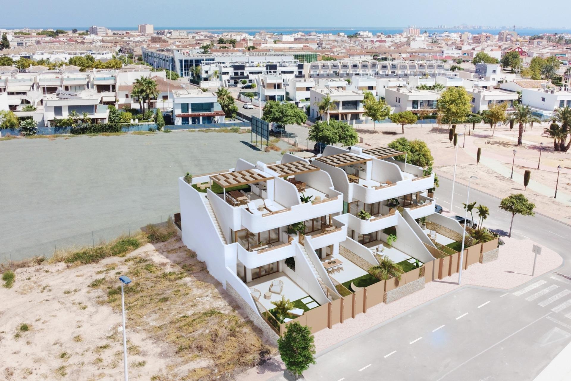 Nieuwbouw - Bungalow - Gelijkvloers - San Pedro del Pinatar - Los Cuarteros