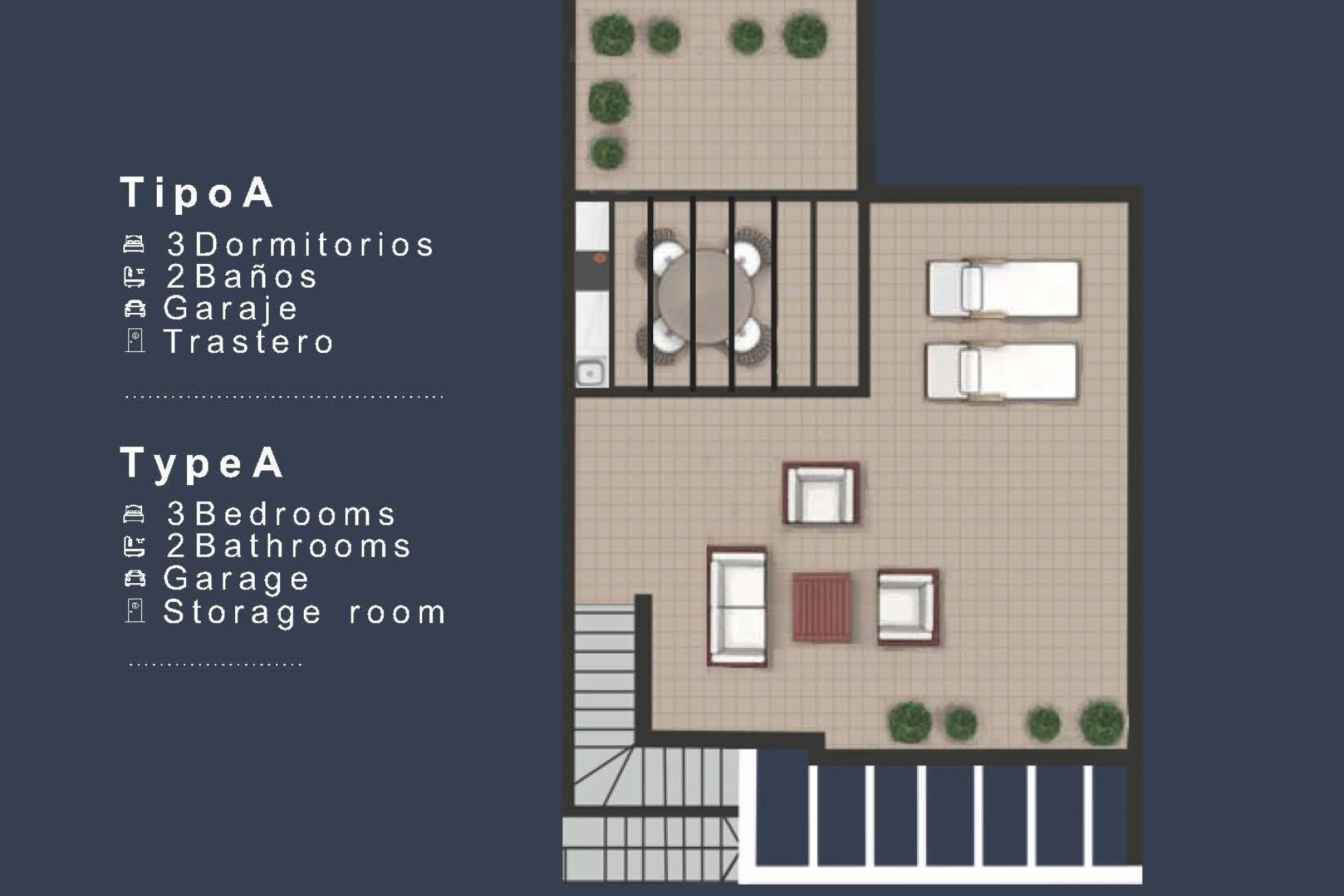 Nieuwbouw - Bungalow - Gelijkvloers - San Pedro del Pinatar - Los Pinos