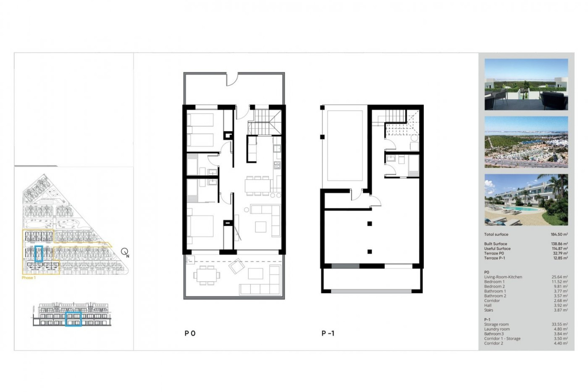 Nieuwbouw - Bungalow - Gelijkvloers - Torrevieja - Lago Jardín II