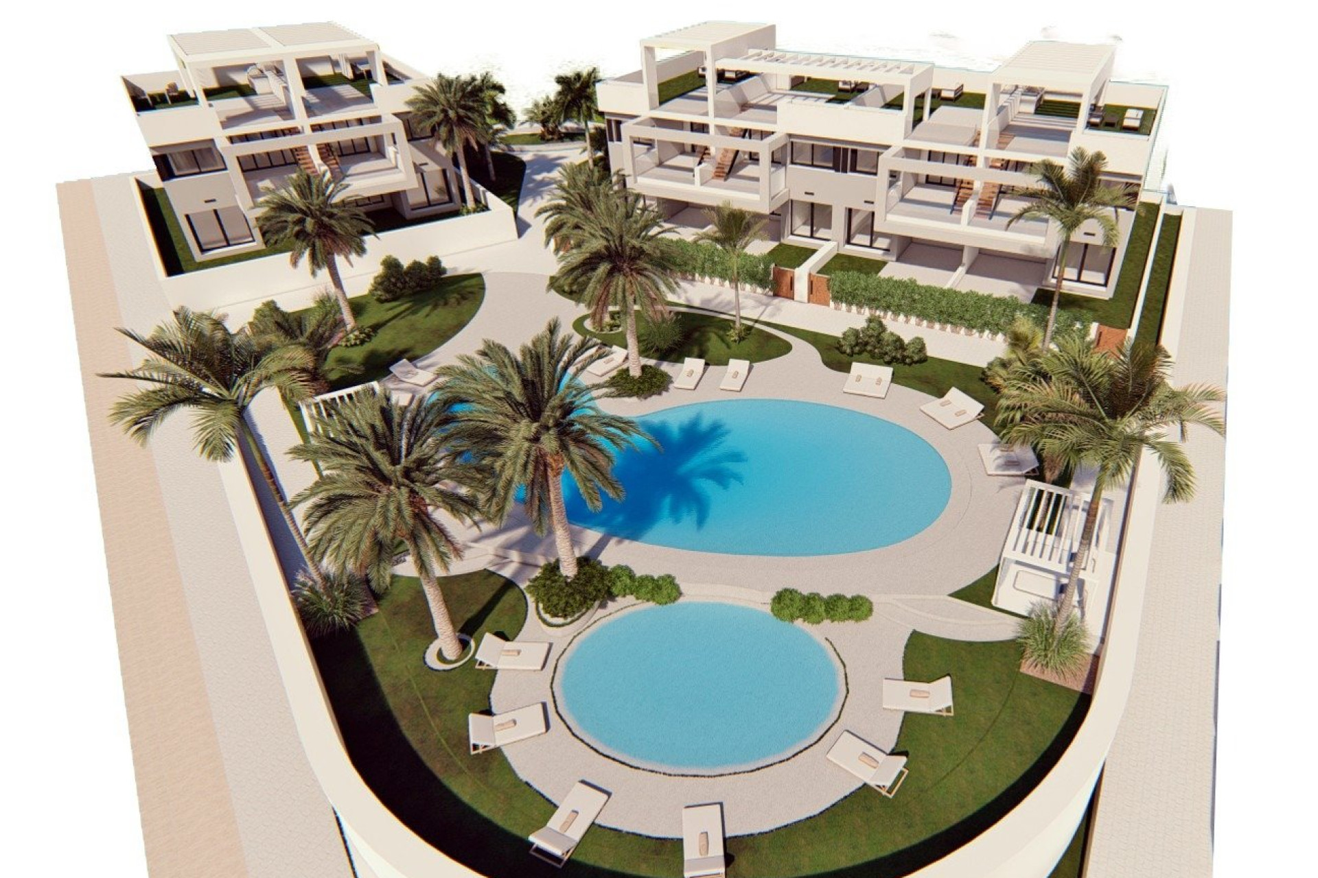 Nieuwbouw - Bungalow - Gelijkvloers - Torrevieja - Los balcones