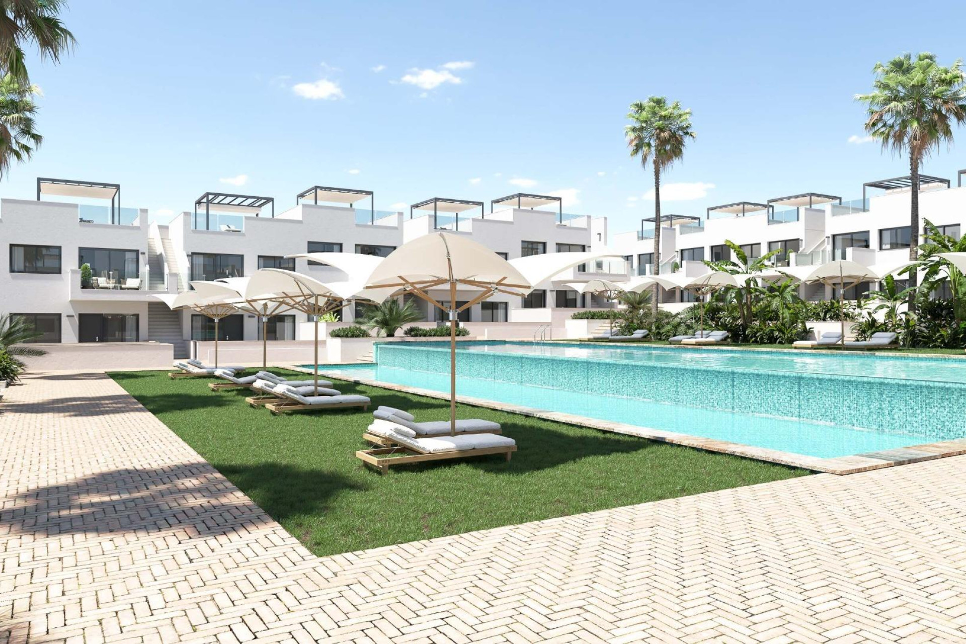 Nieuwbouw - Bungalow - Gelijkvloers - Torrevieja - Los balcones