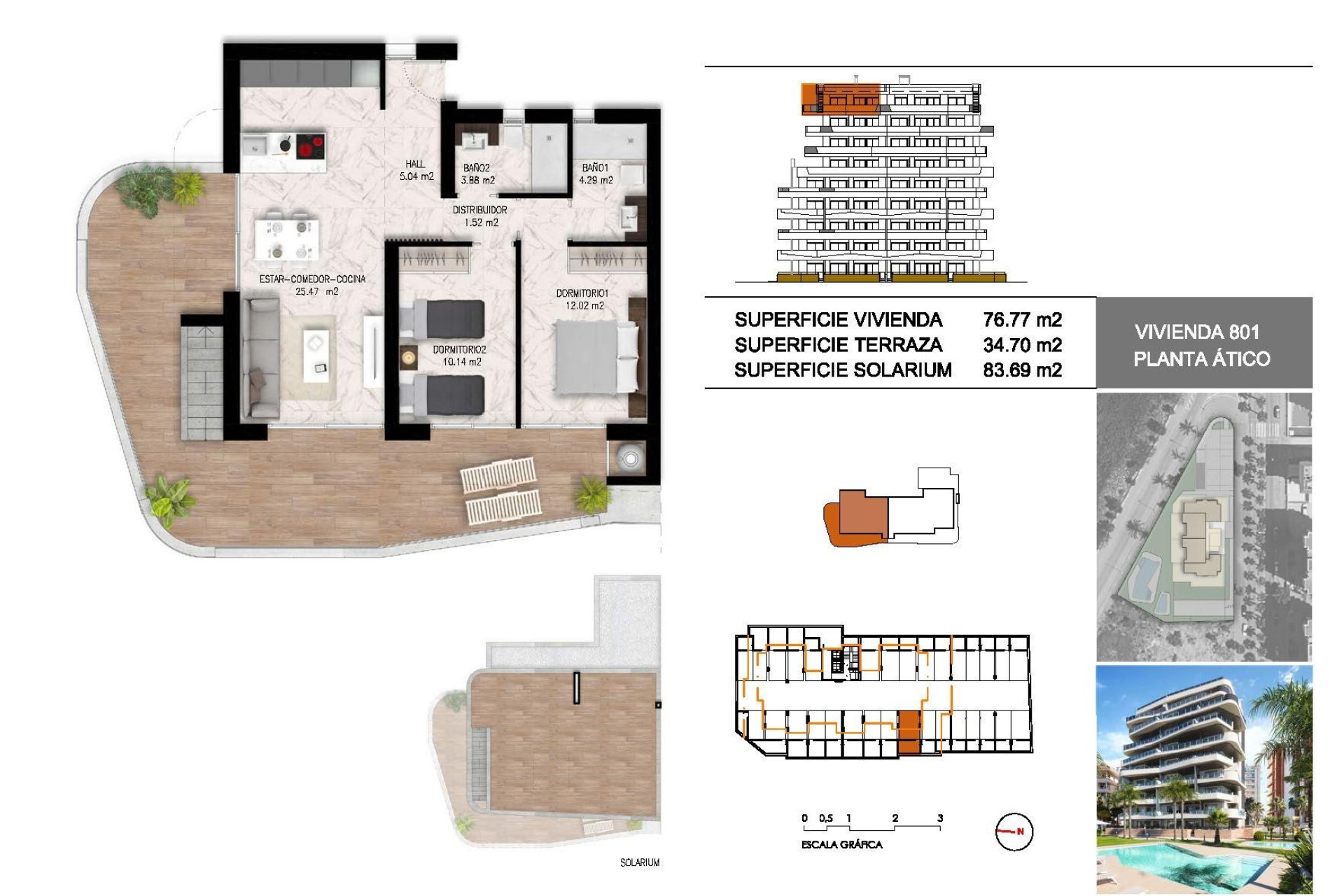 Nieuwbouw - Penthouse - Guardamar del Segura - Puerto