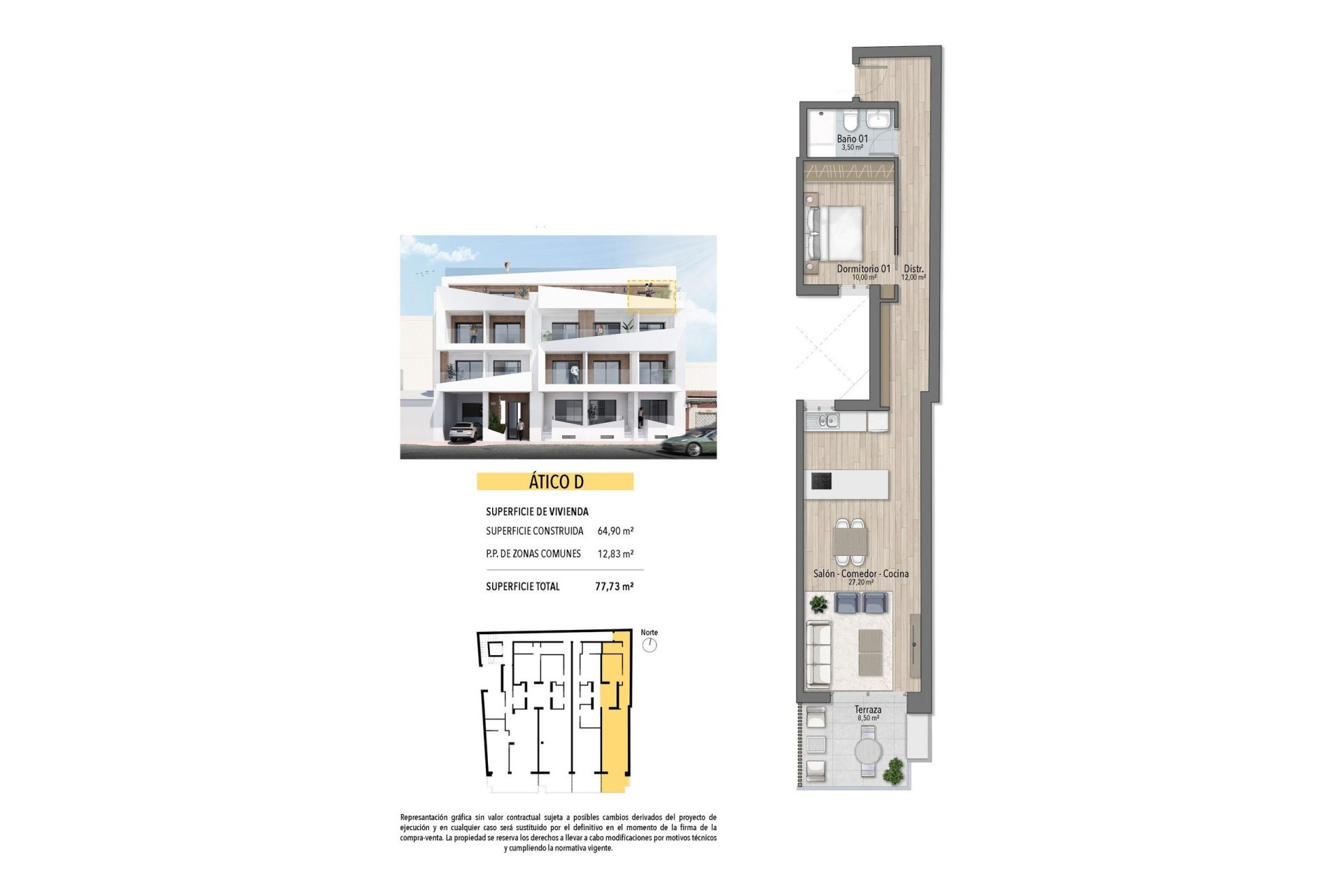 Nieuwbouw - Penthouse - Torrevieja - Playa de El Cura