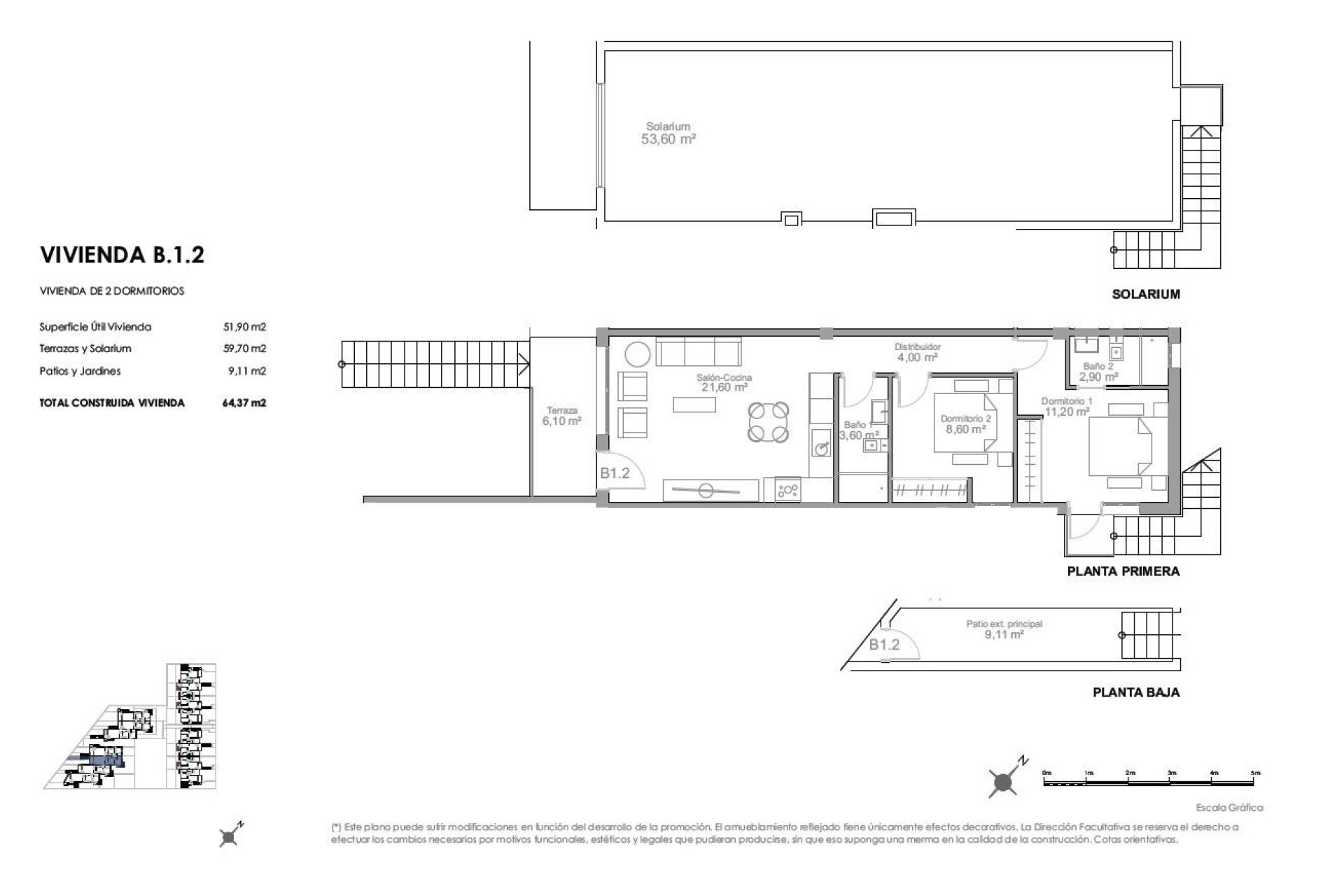 Nieuwbouw - Top Floor Bungalow - Puerto de Mazarron - Playa Negra