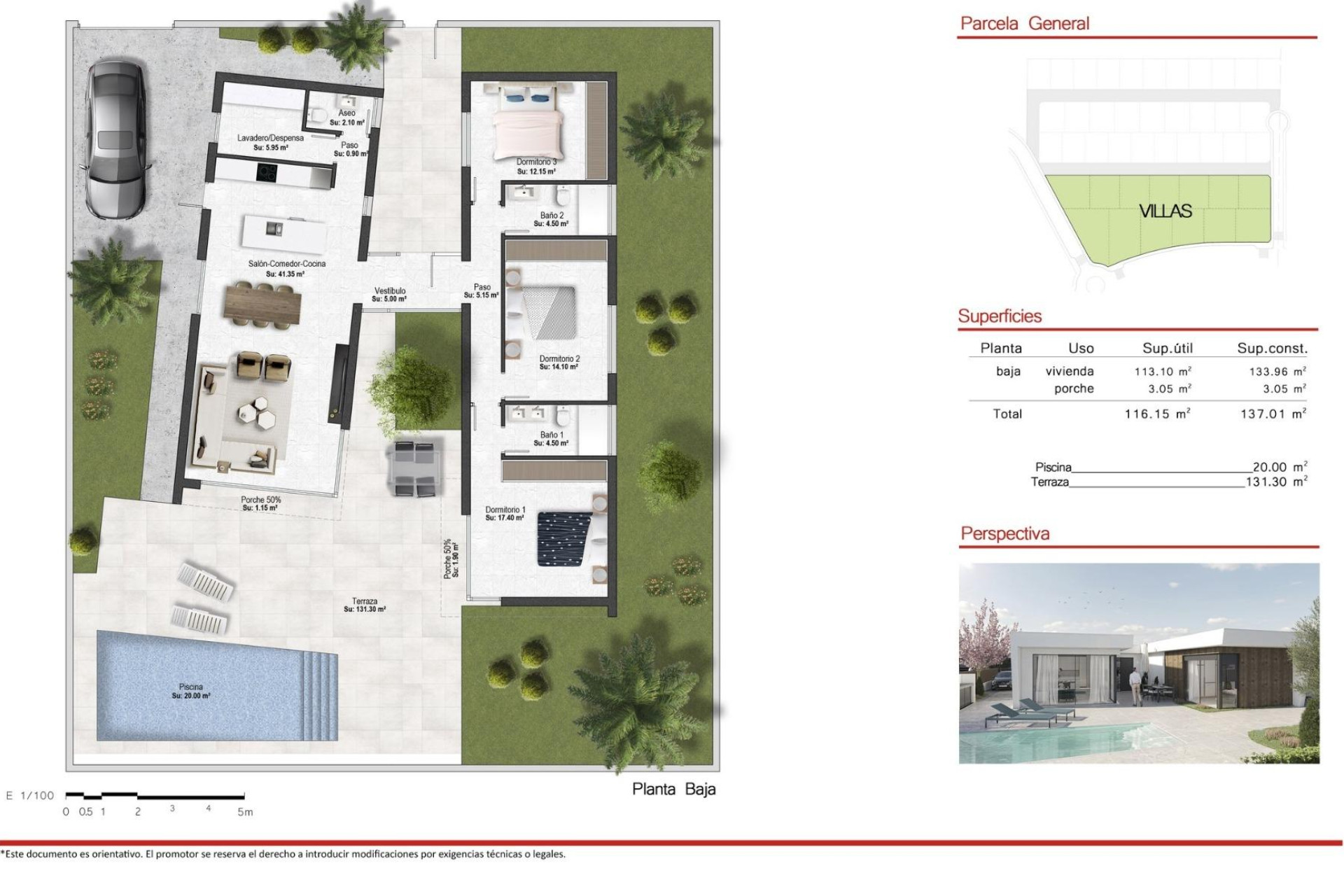 Nieuwbouw - Villa - Banos y Mendigo - Altaona Golf And Country Village