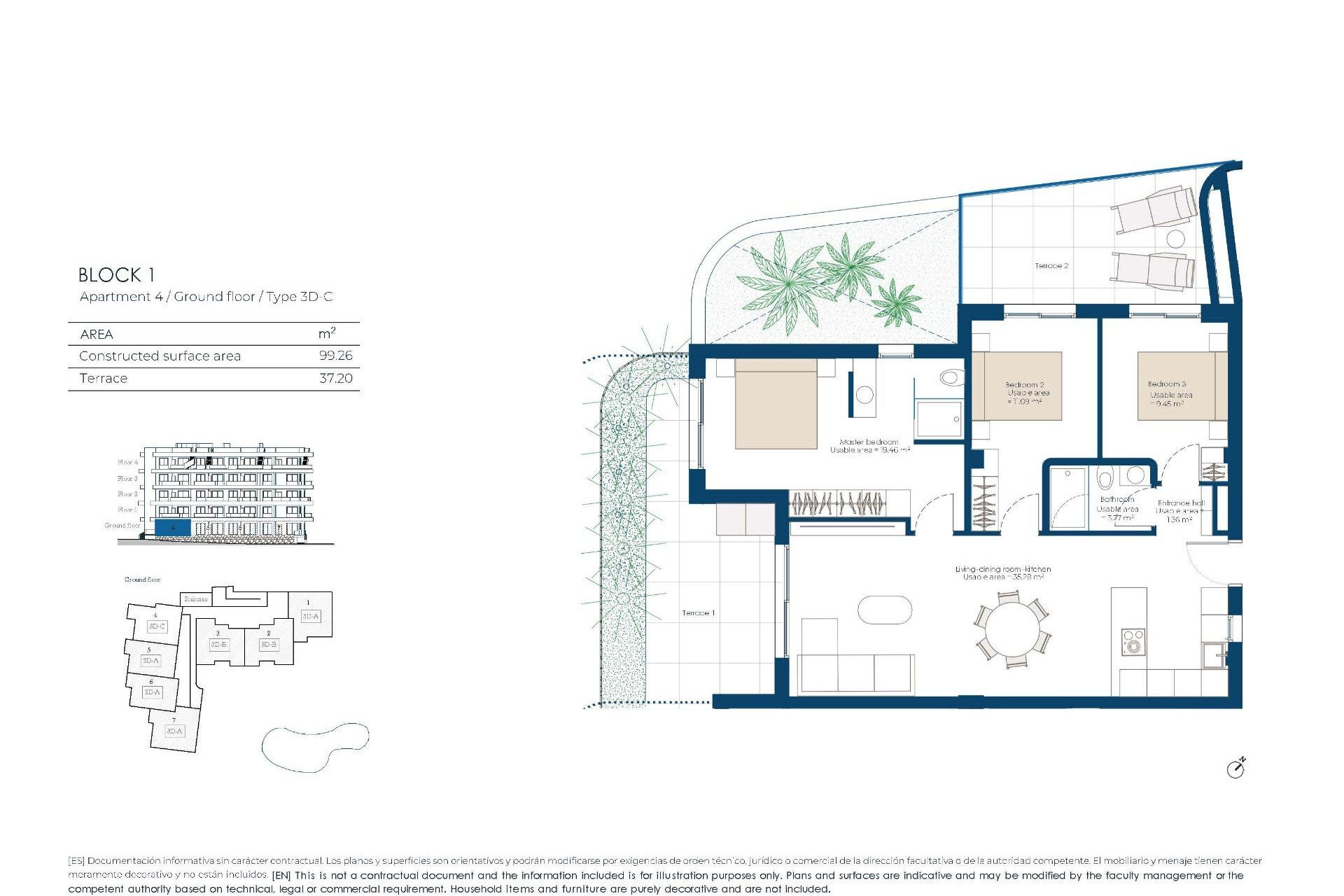 Nouvelle construction - Apartment - Banos y Mendigo - El Valle Golf