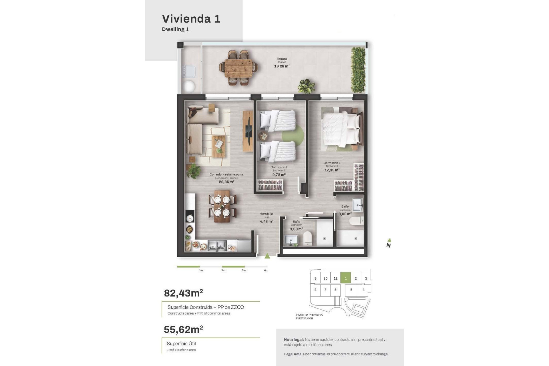 Nouvelle construction - Apartment - Mojacar - Descargador