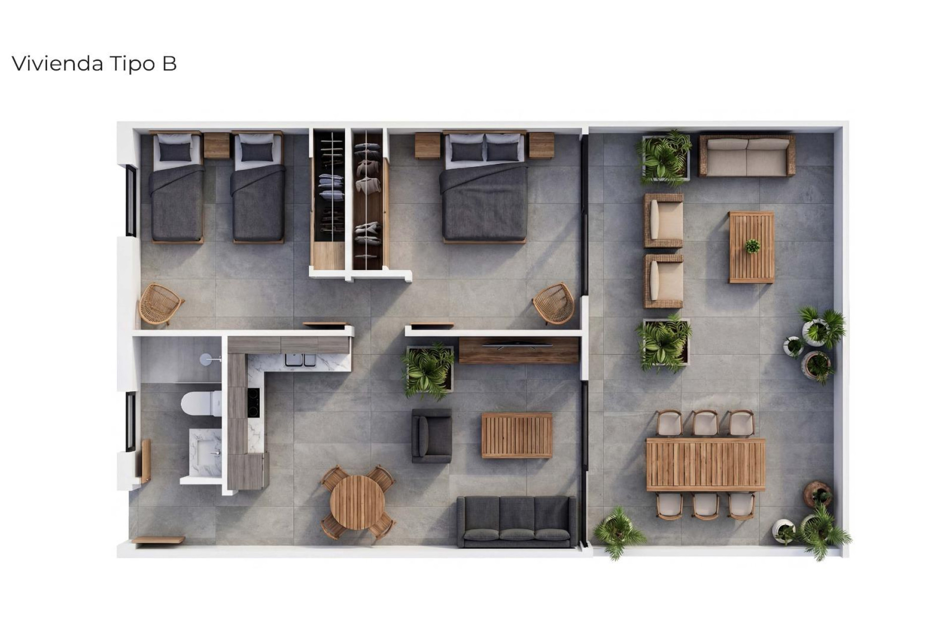 Nouvelle construction - Apartment - Vera - Vera Playa