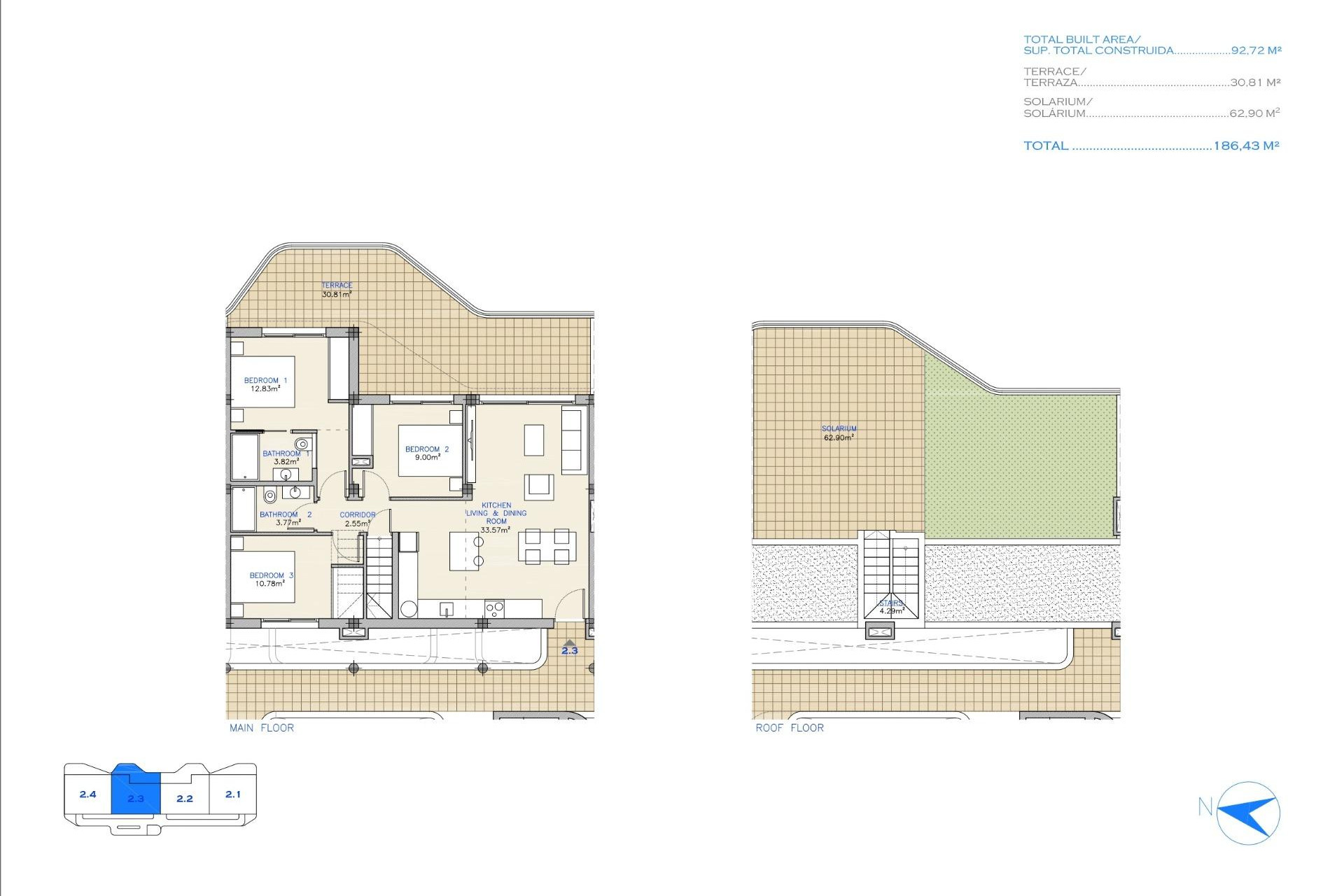 Nouvelle construction - Attique - Los Alcazares - Serena Golf