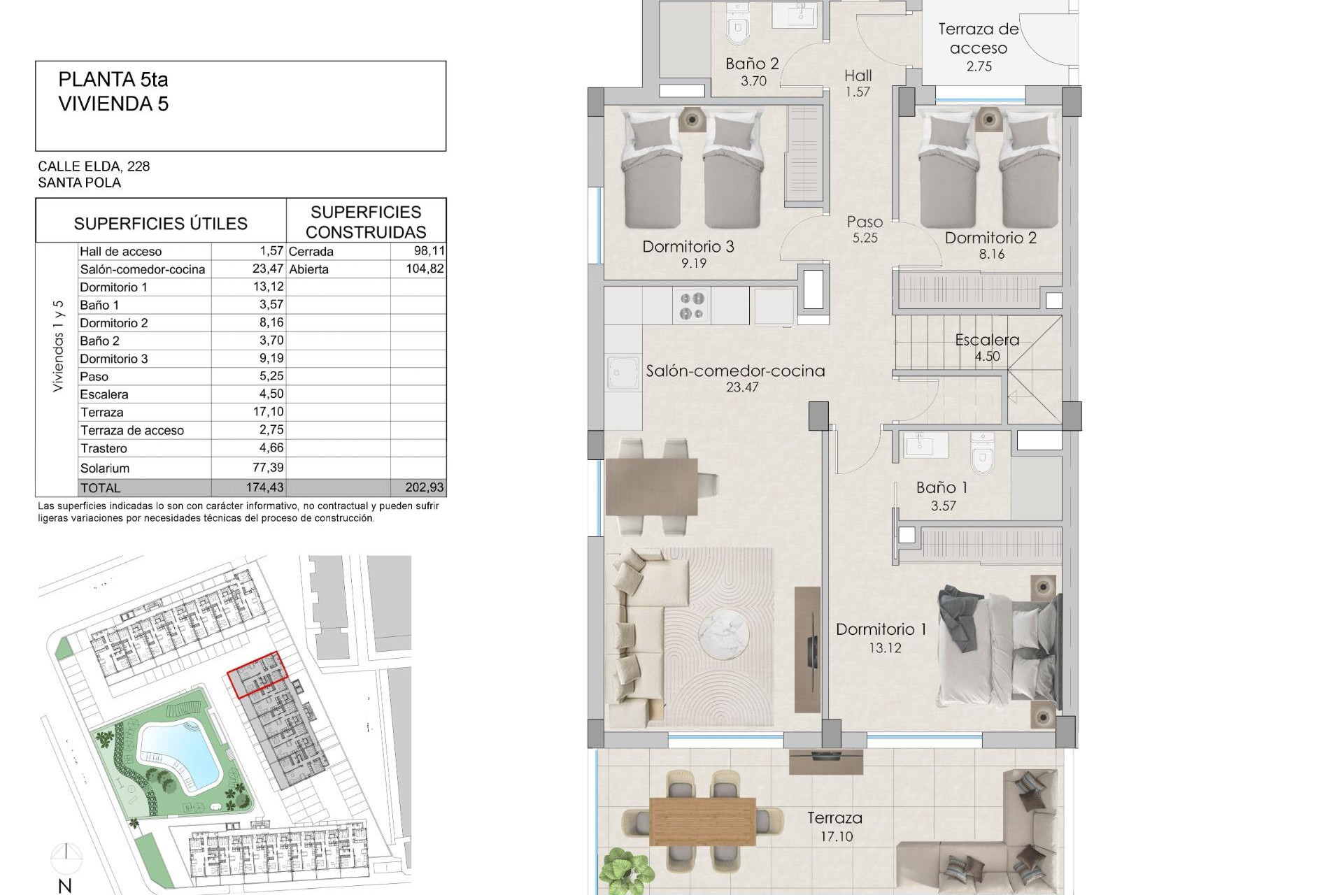 Nouvelle construction - Attique - Santa Pola - Tamarit