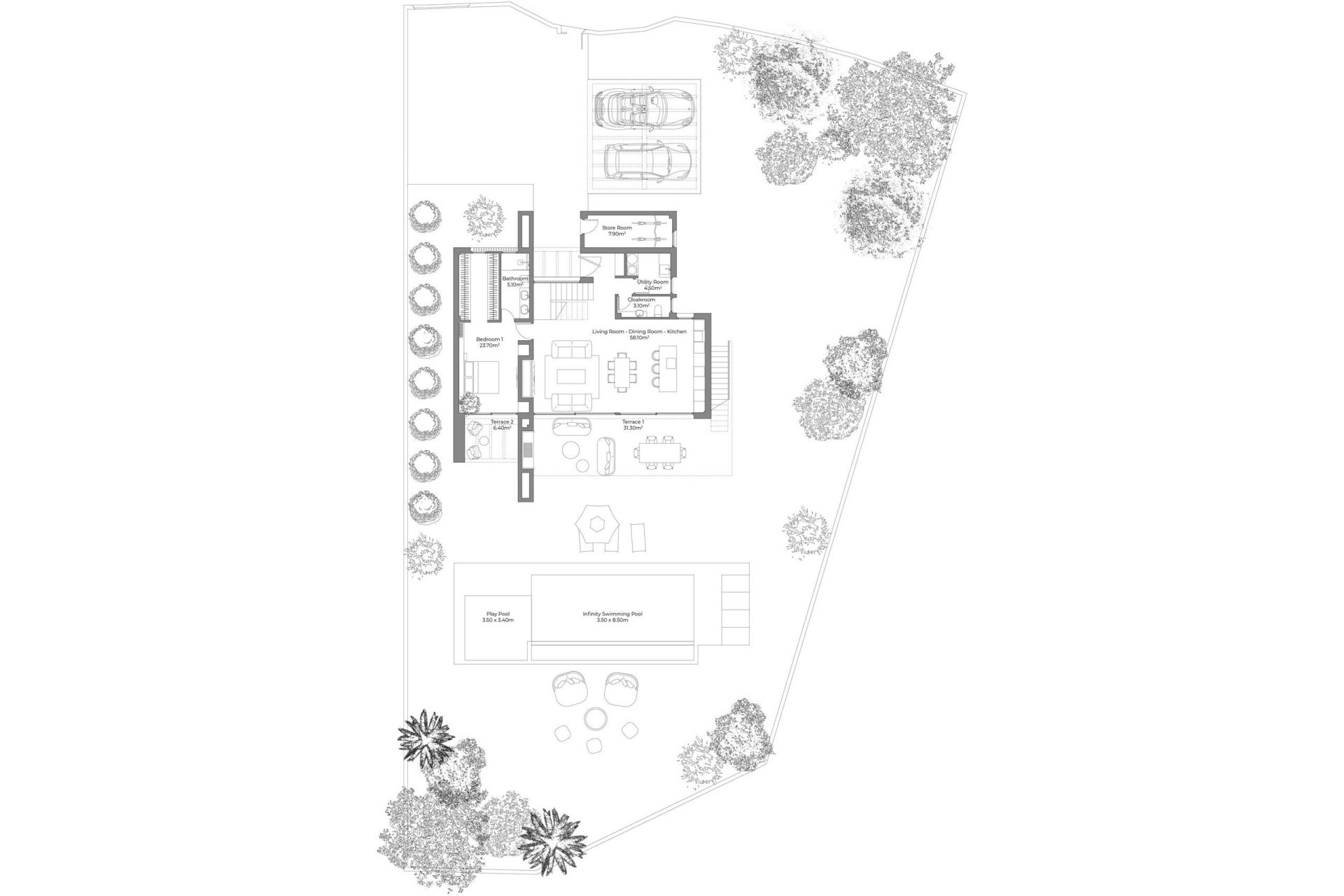 Nouvelle construction - Villa - Cuevas Del Almanzora - Desert Springs Golf Club