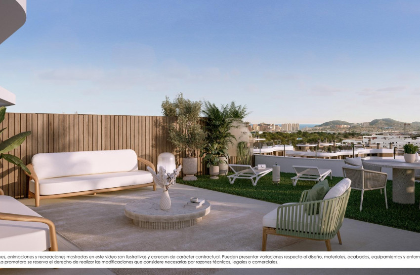 Obra nueva - Ático - Finestrat - Campana Garden