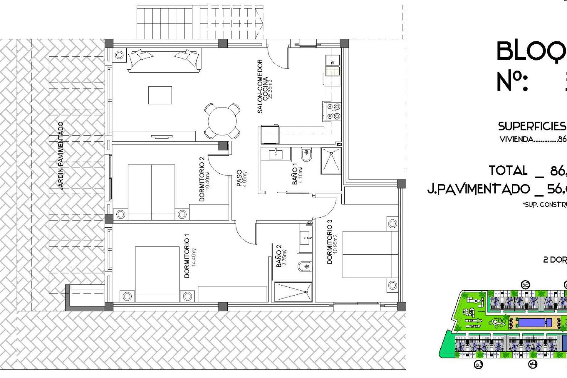 Obra nueva - Bungalow - Planta Baja - Algorfa - La Finca Golf