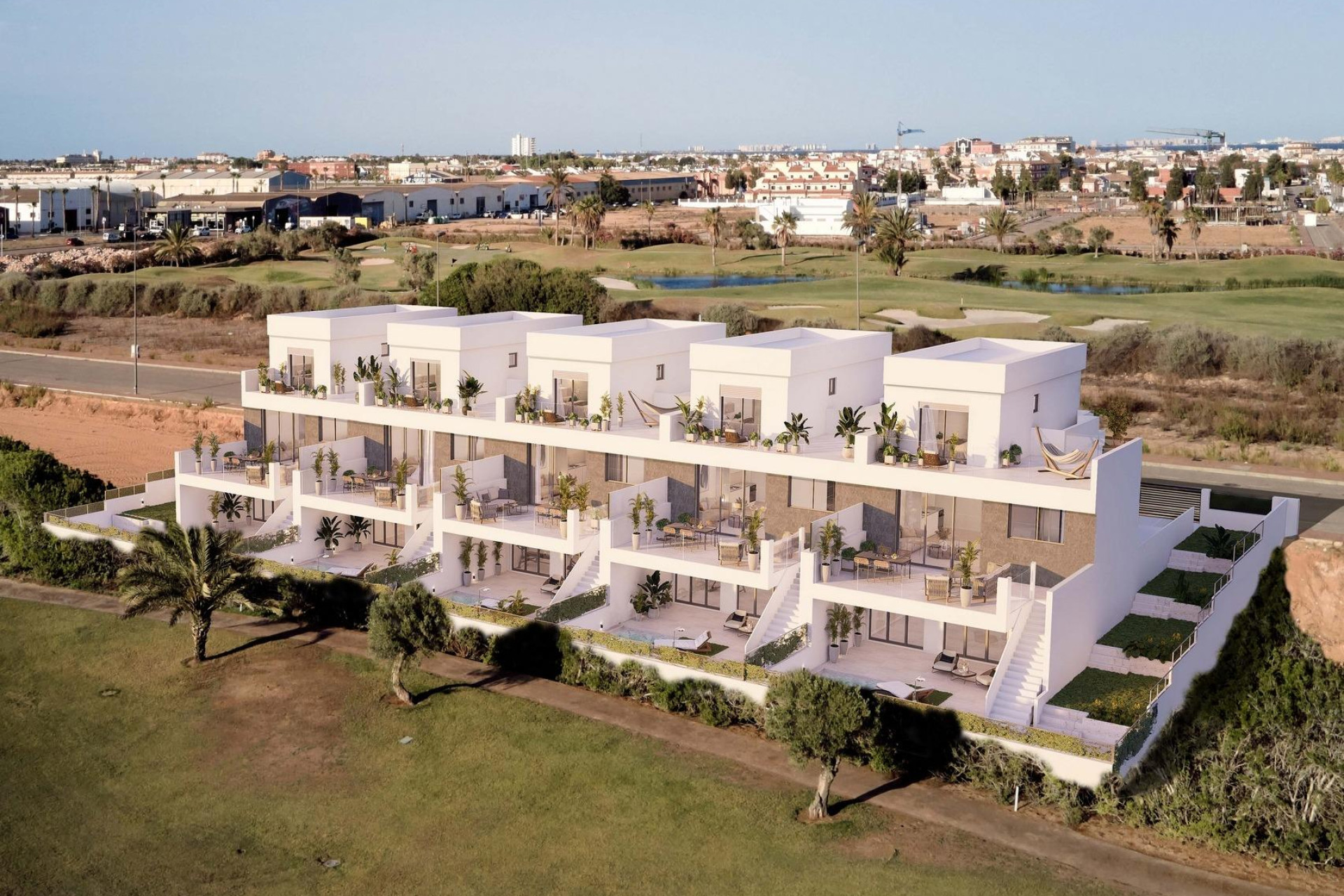 Obra nueva - Town house - Los Alcazares - Serena Golf