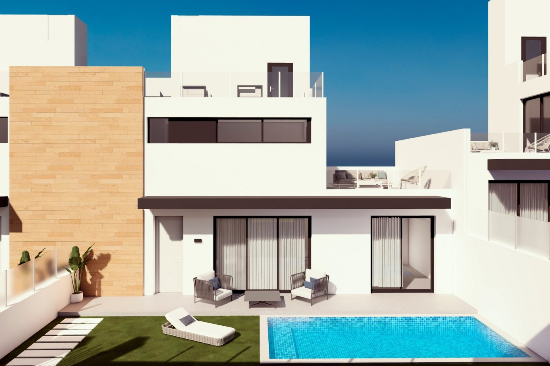 Obra nueva - Town house - Orihuela Costa - Las Filipinas