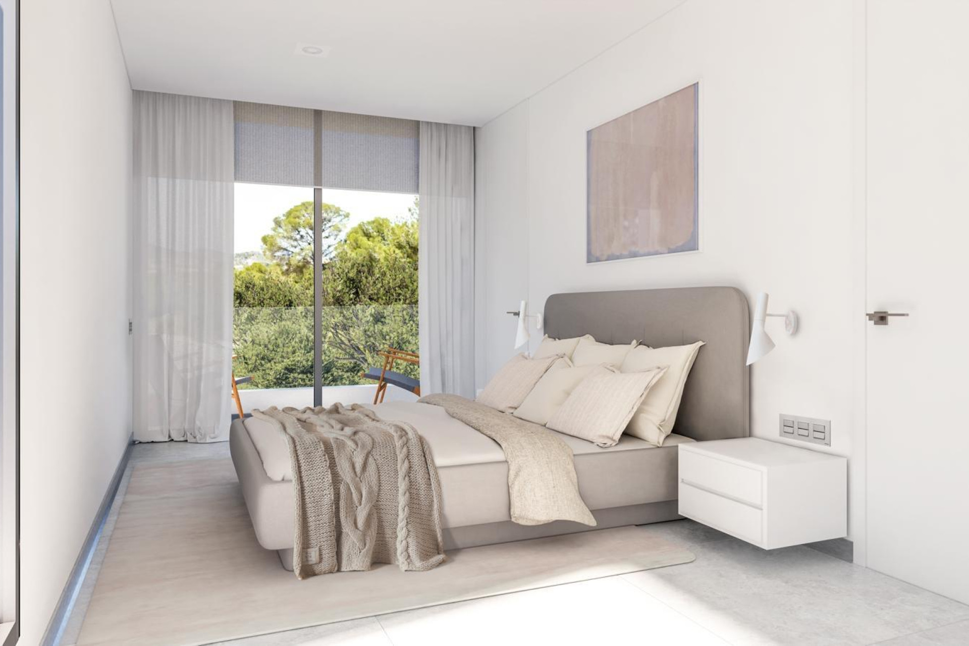 Obra nueva - Villa - Finestrat - Balcon sierra cortina