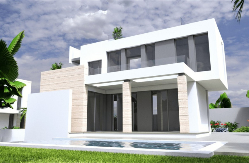 Obra nueva - Villa - Torrevieja - Aguas Nuevas