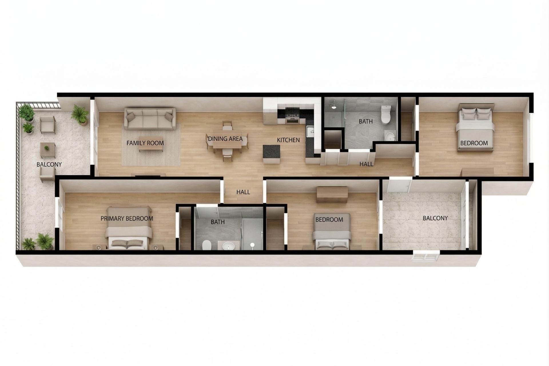 Resale - Apartment - Torrevieja - Los Frutales