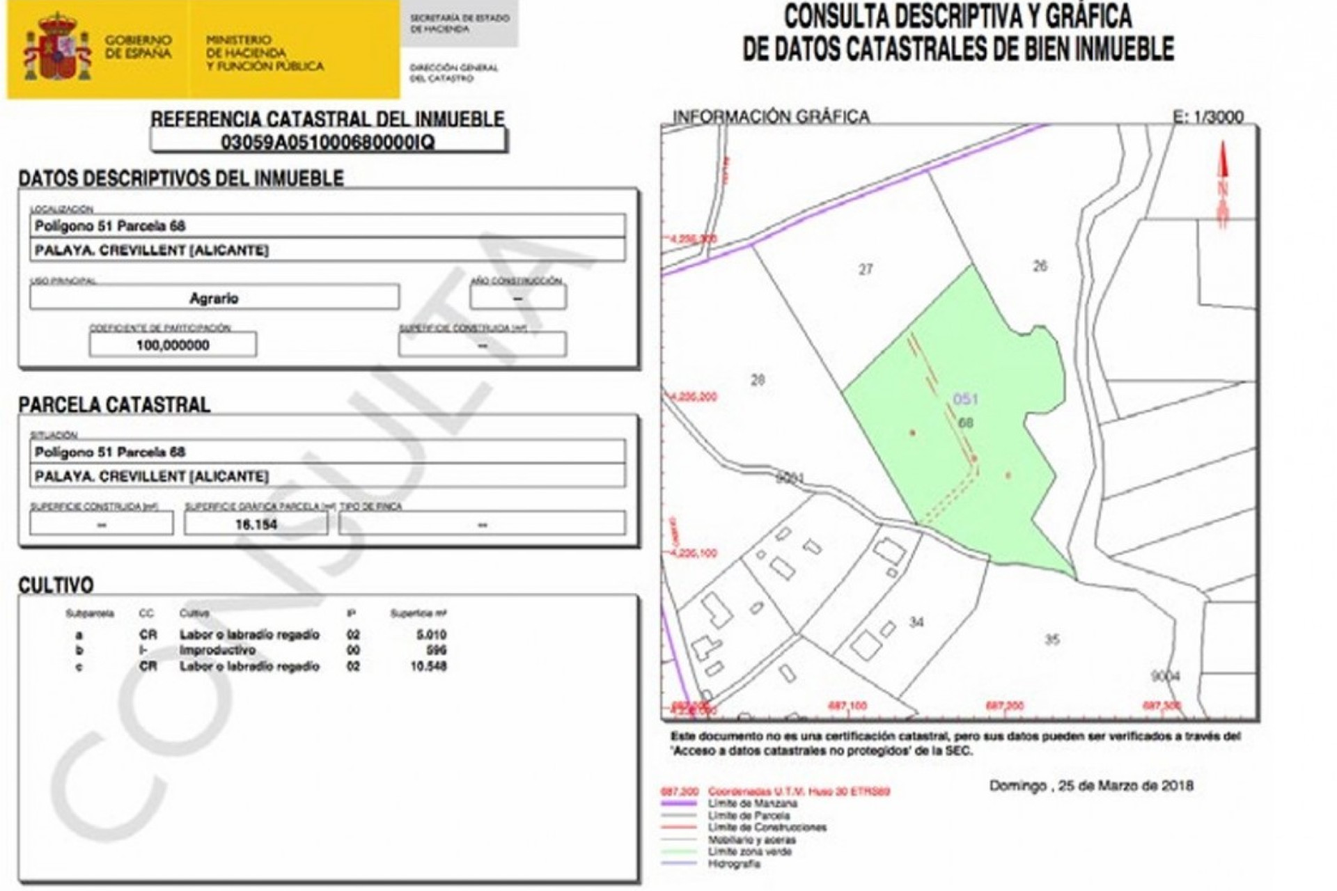 Resale - Plot - Crevillente