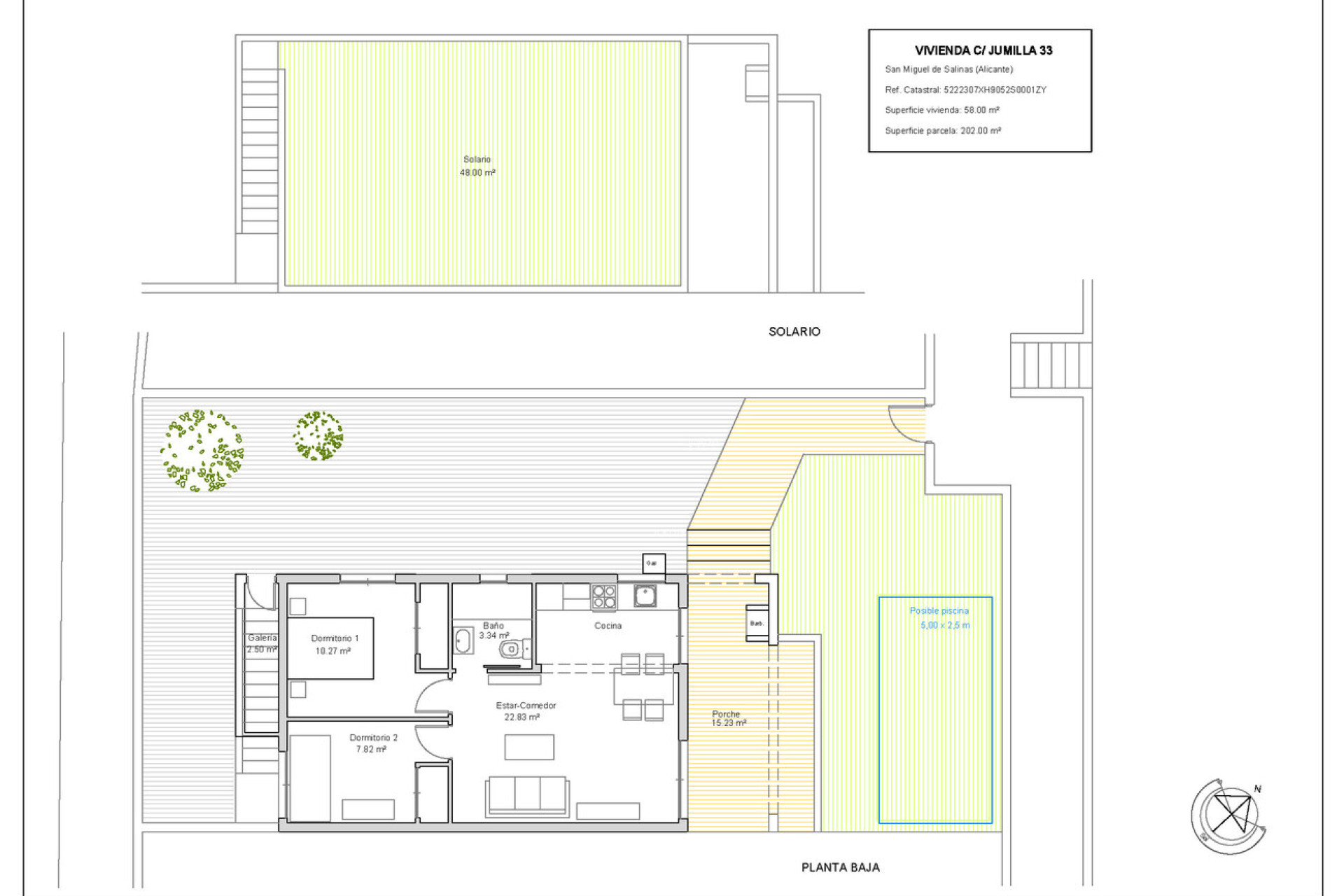 Revente - Bungalow - Rez-de-chaussée - Villamartín - Blue Lagoon