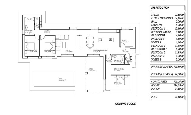 Obra nueva - Villa - Pinoso - Campo