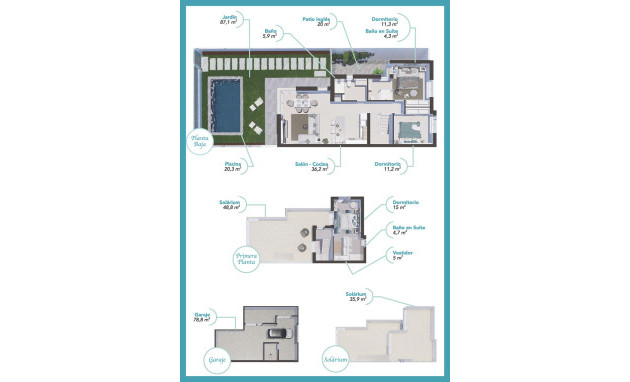 Obra nueva - Villa - Los Alcazares - Serena Golf