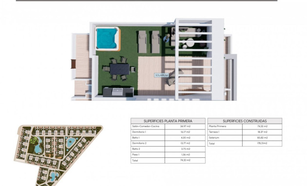 Nieuwbouw - Bungalow - Gelijkvloers - Torrevieja - Los balcones