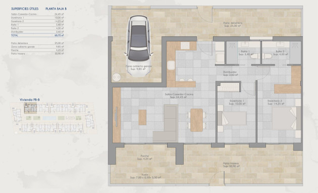 Nouvelle construction - Bungalow - Rez-de-chaussée - Torre Pacheco - Torrepacheco