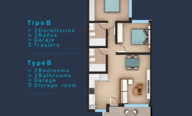 Nouvelle construction - Bungalow - Rez-de-chaussée - San Pedro del Pinatar - Los Pinos