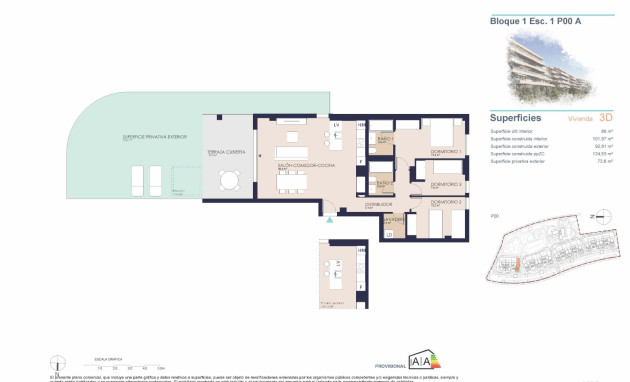 Nieuwbouw - Ground floor apartment - Denia - Playa de La Almadraba