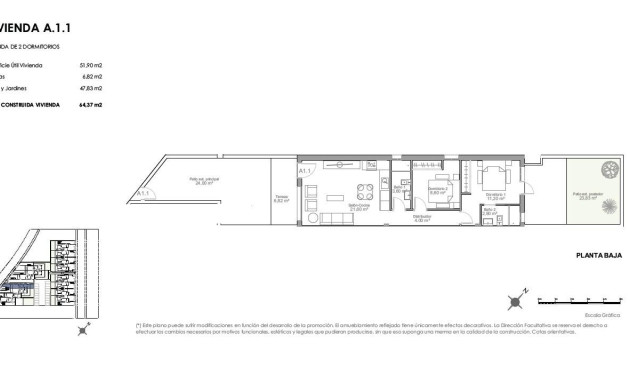 Nouvelle construction - Ground Floor Bungalow - Puerto de Mazarron - Playa Negra