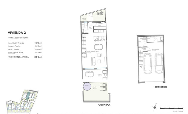 Nieuwbouw - Town house - Mojacar - Playa de la Mena